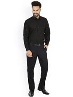 black dress shirt pants